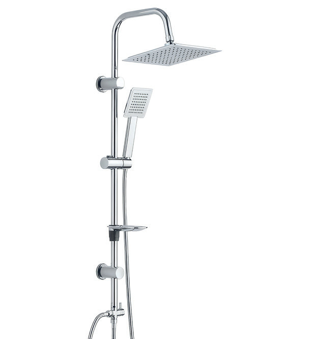 Lüks Kare Krom Yağmur Sürgülü Set - gorsel 1