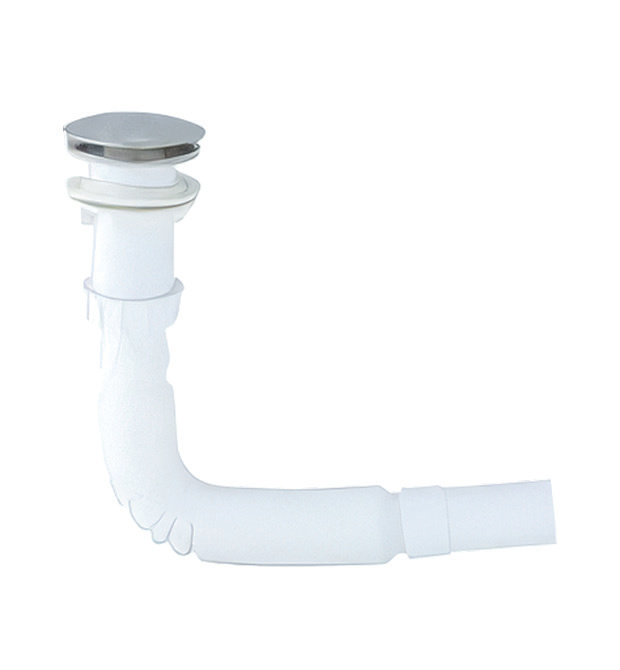 Körüklü Lavabo Sifon Kr om Stoplu Rekorlu 32’’ - gorsel 1