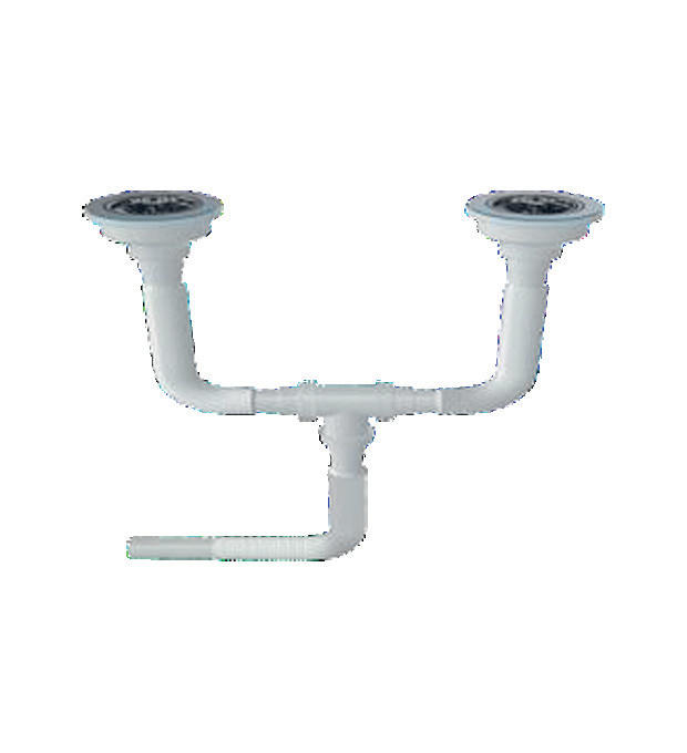 Çöpmak Evye Sifonu Çiftli - gorsel 1